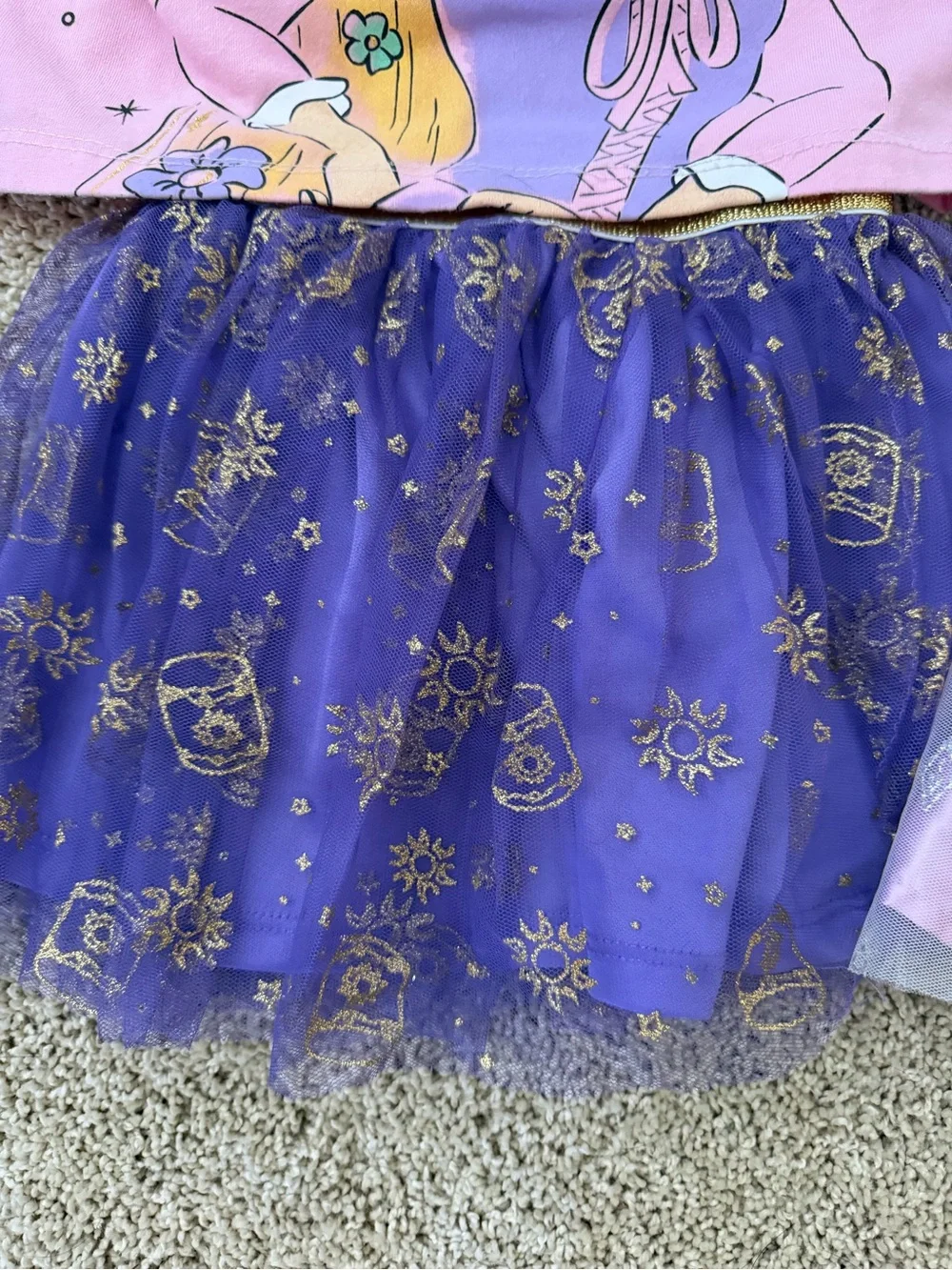 Rapunzel and Else shirt and tutu bundle